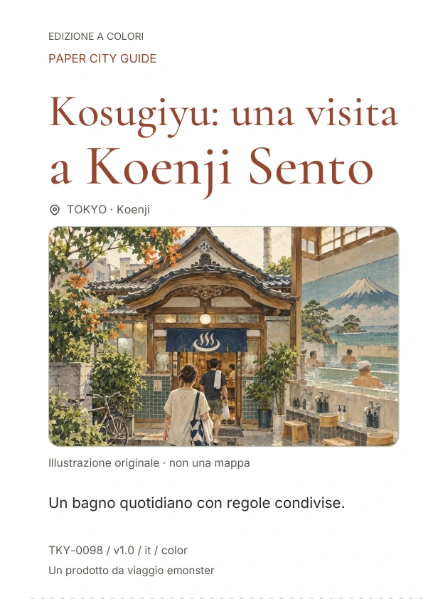 Kosugiyu: una visita a Koenji Sento · Anteprima della copertina