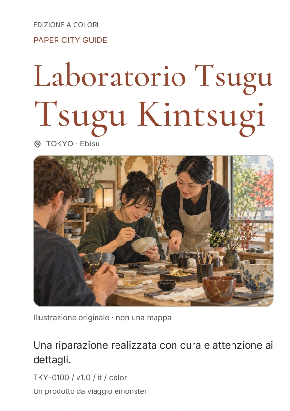Laboratorio Tsugu Tsugu Kintsugi · Anteprima della copertina