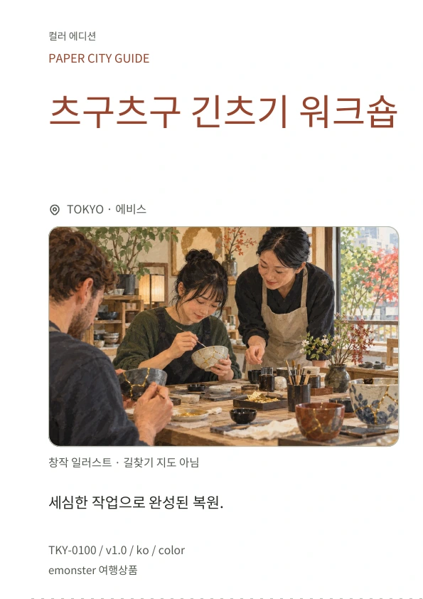 츠구츠구 긴츠기 워크숍 · 표지 미리보기